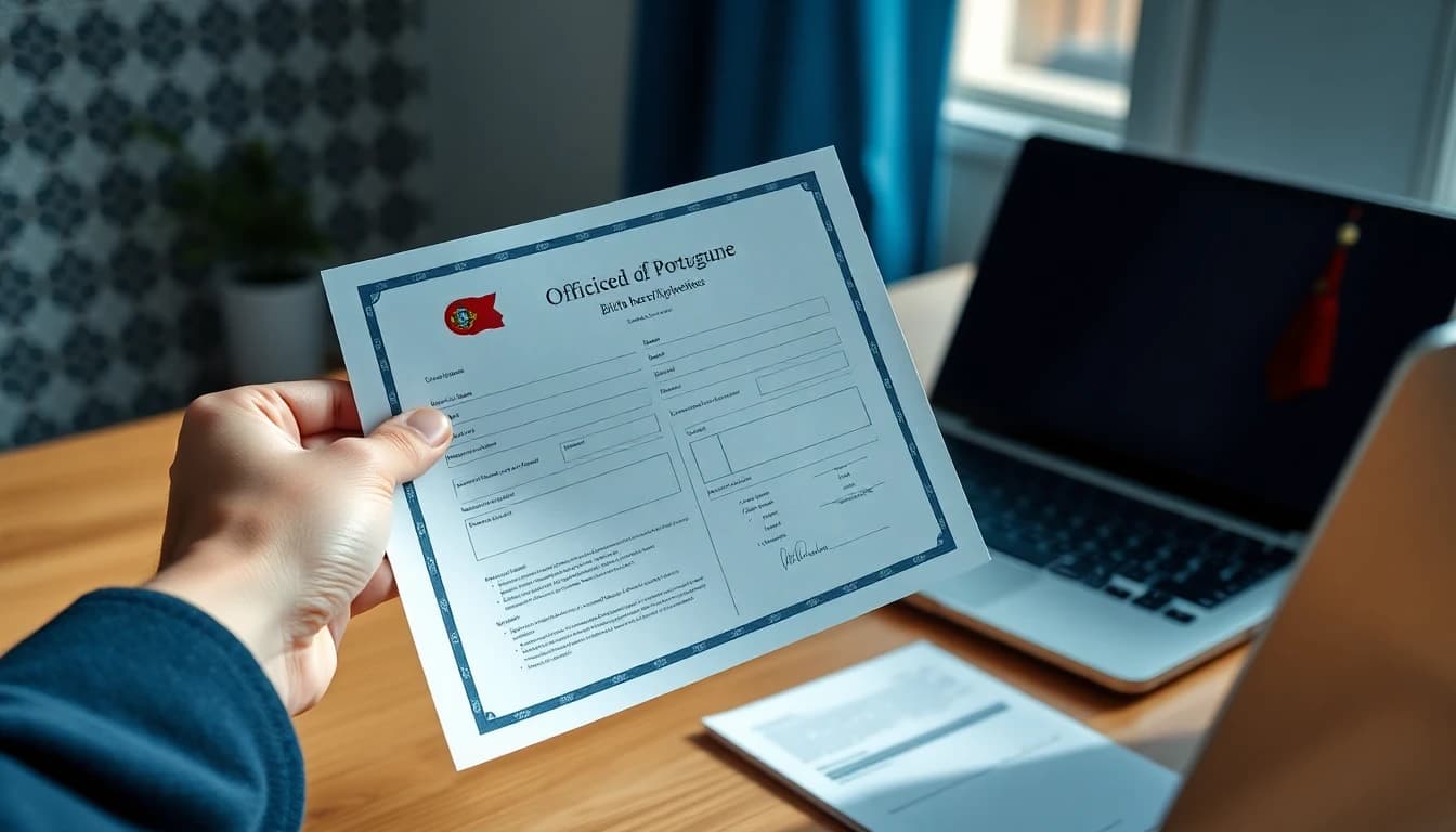 How to Obtain a Portuguese Birth Certificate Online for Citizenship